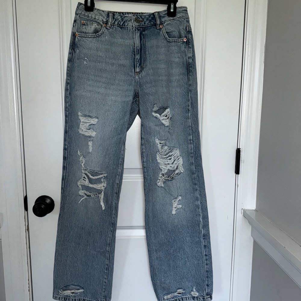 Garage 90's straight jeans high rise
